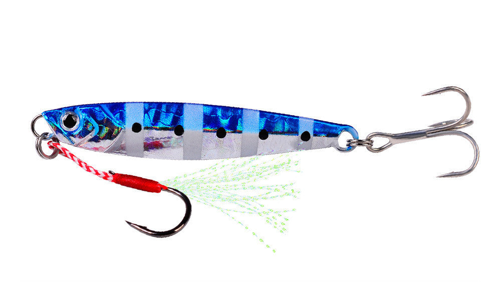 Luminous Iron Plate Double Hook Lure