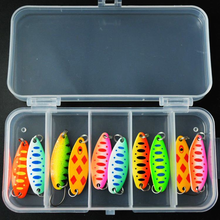 3g Color Spoon Fishing Lure Set