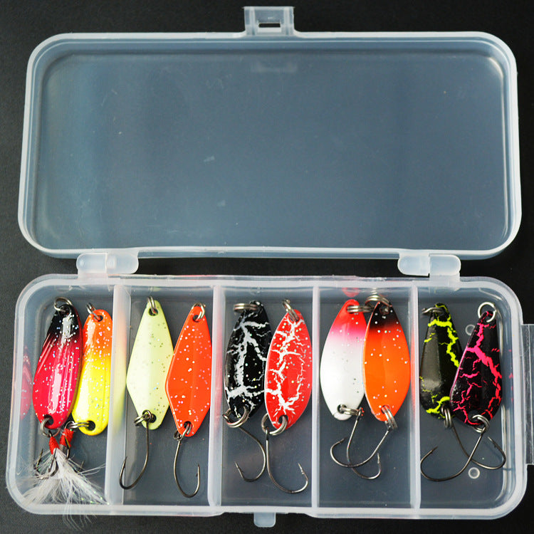 3g Color Spoon Fishing Lure Set