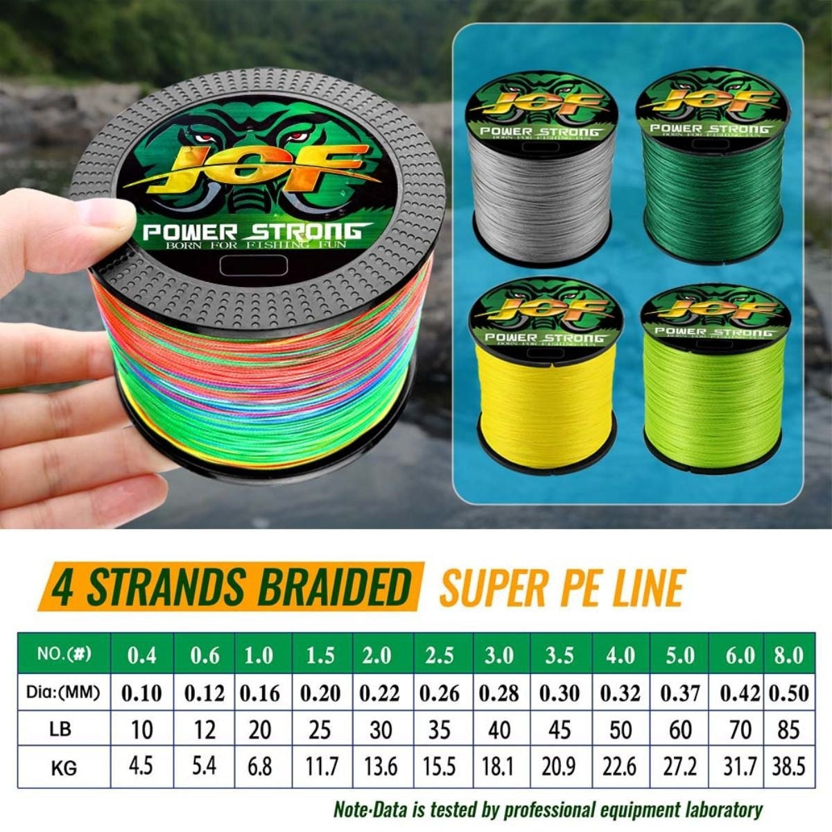 PE Braided Lure Fishing Line – Saltwater & Carp