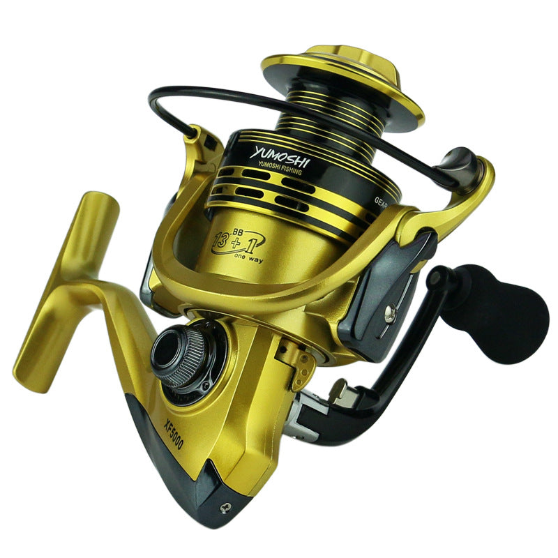XF Series Metal Spinning Reel – 1000-7000 Size for Telescopic Rods