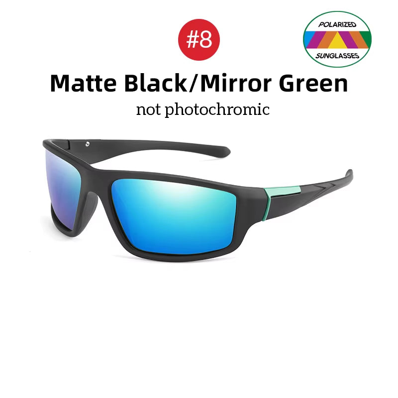 Men Photochromic Sunglasses Black Sports Goggles Women Color Changing Polarized Driving 2026 Discoloration Sun Glasses